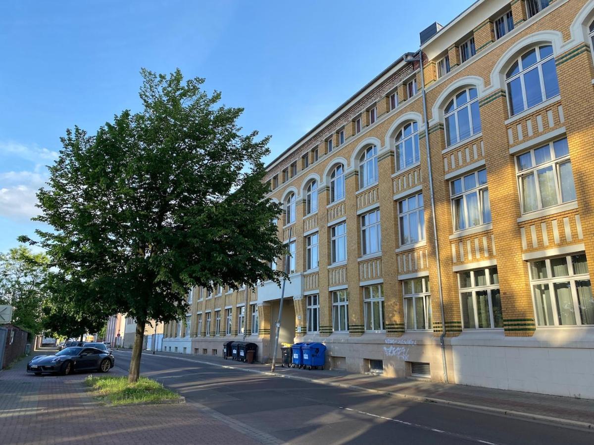Stilvolles Loft Mit Kostenlosem Fahrrad Magdeburg Eksteriør bilde