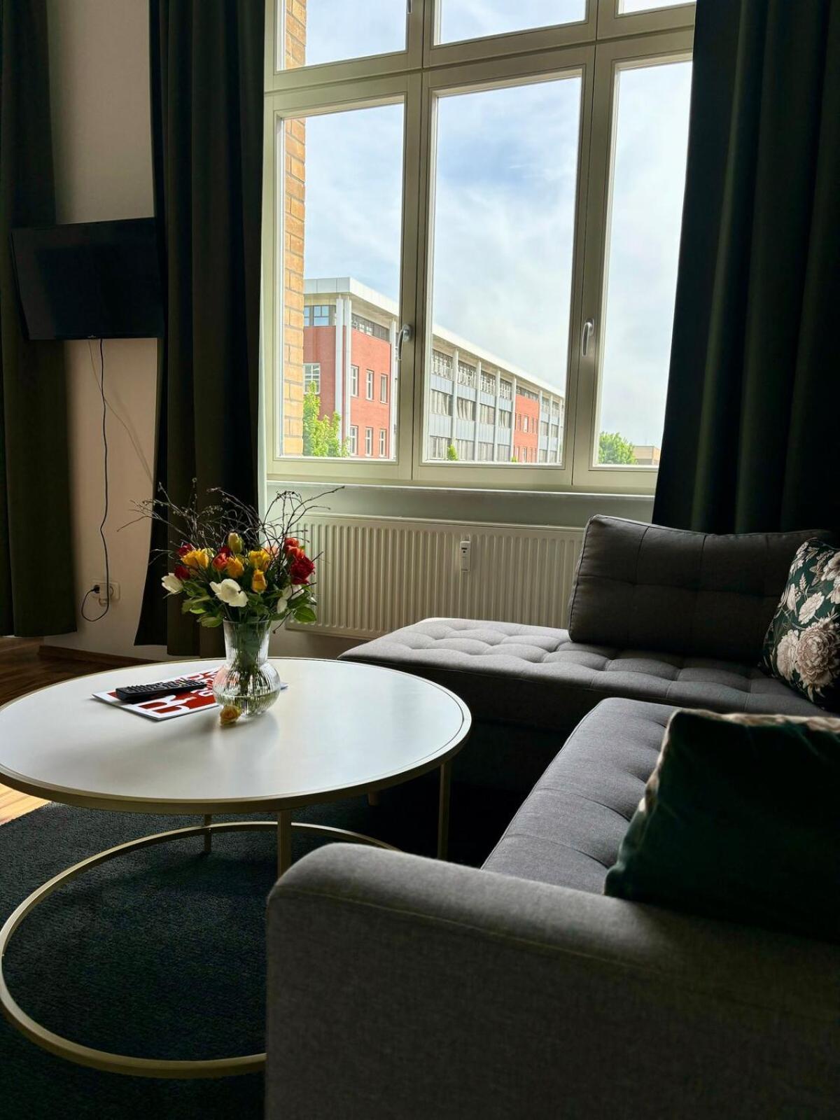 Stilvolles Loft Mit Kostenlosem Fahrrad Magdeburg Eksteriør bilde